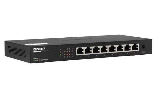 QNAP QSW-1108-8T commutateur réseau Non-géré 2.5G Ethernet (100/1000/2500) Noir_1