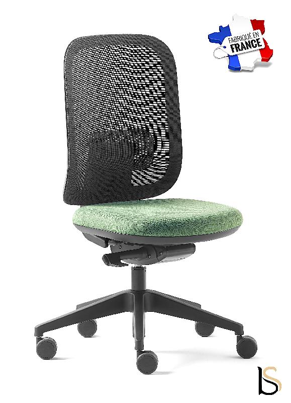 Siège opérateur Alaia en résille - Sokoa - Bleu, Non, Oui, Sol dur_1