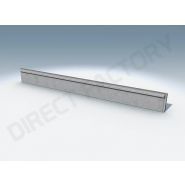 Soub25 - Plaque de soubassement en béton armé - 251,5x25x4 cm - Direct Factory_1