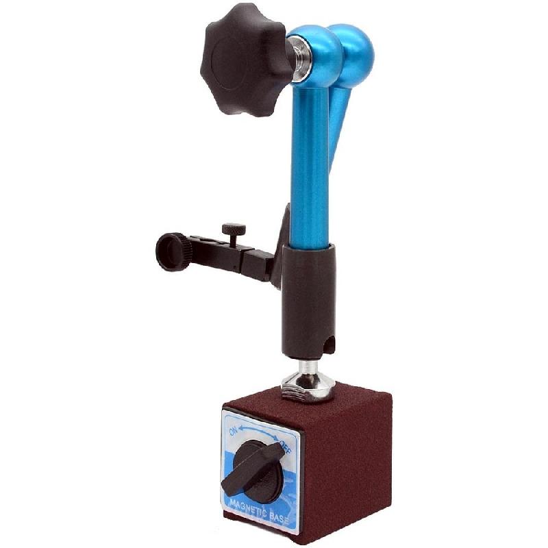 Support de comparateur à blocage hydraulique - base magnétique 80 kg - rayon d'action 290 mm - réf. 70153_1