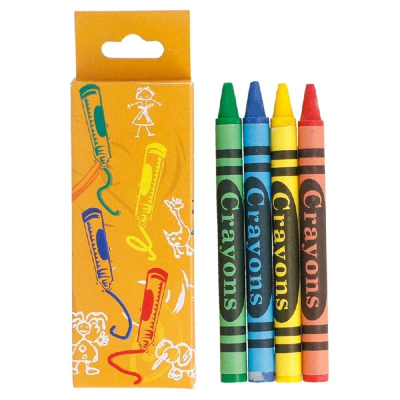 Boîte de 4 crayons cire de couleurs 9x3,4x1cm - par 48_1