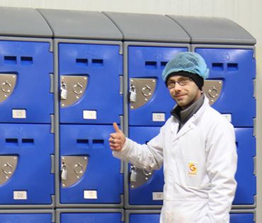 Casiers FSP - Vestiaires en polyéthylène alimentaire, inoxydables et résistants aux UV_1