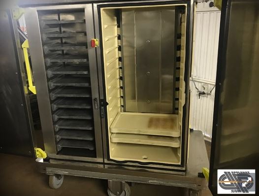 Chariot de distribution de repas chaud et froid robuste, maniable pour 24 repas - TRANSTRONIC ISECO_1