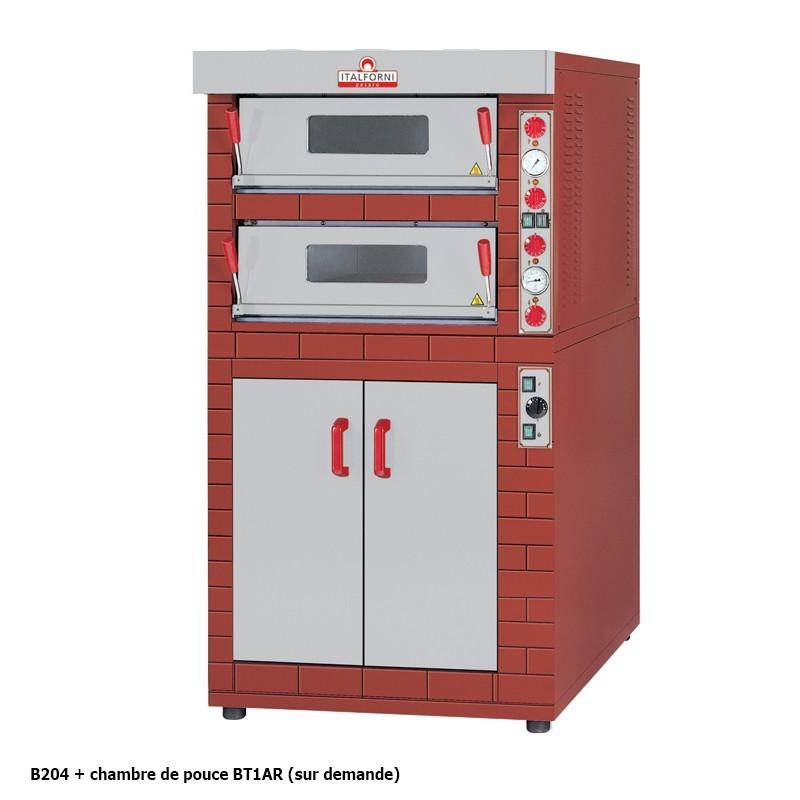 Four à pizza 2x4 pizzas L850 Série TEKNO Italforni Furnotel_1
