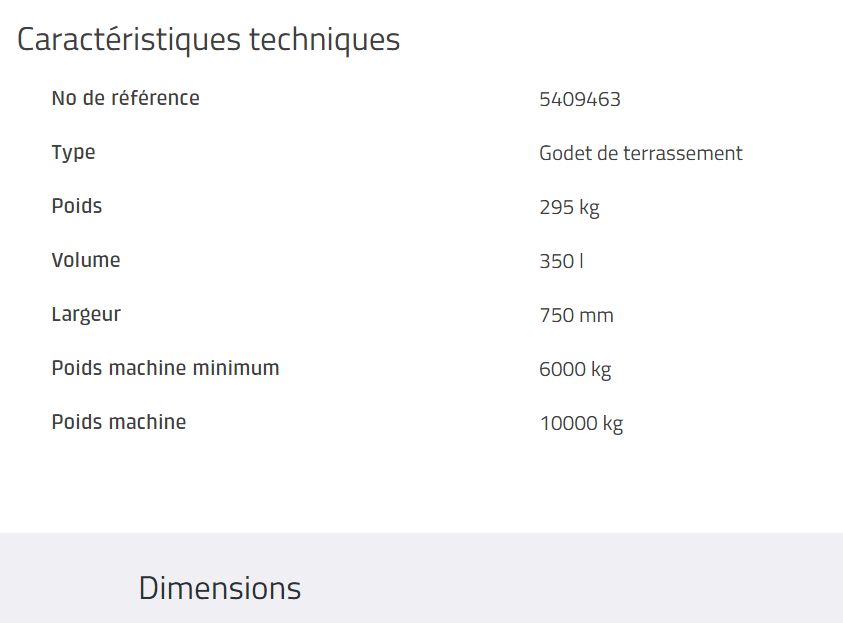 S45 godet d'excavation Rototilt - 350 L - Puissant et optimisé_1