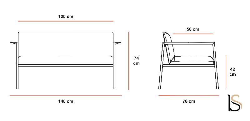 Canapé d'accueil ADO - Offisit - Anthracite, Jaune_1