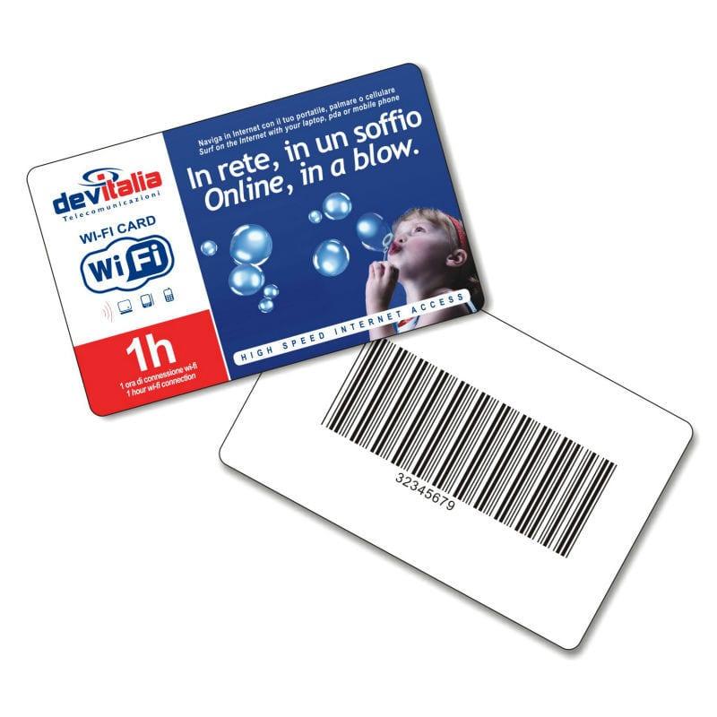 Carte / badge plastique - Impression offset couleur recto-verso - Format ISO CR80 - PVC type carte bancaire_1
