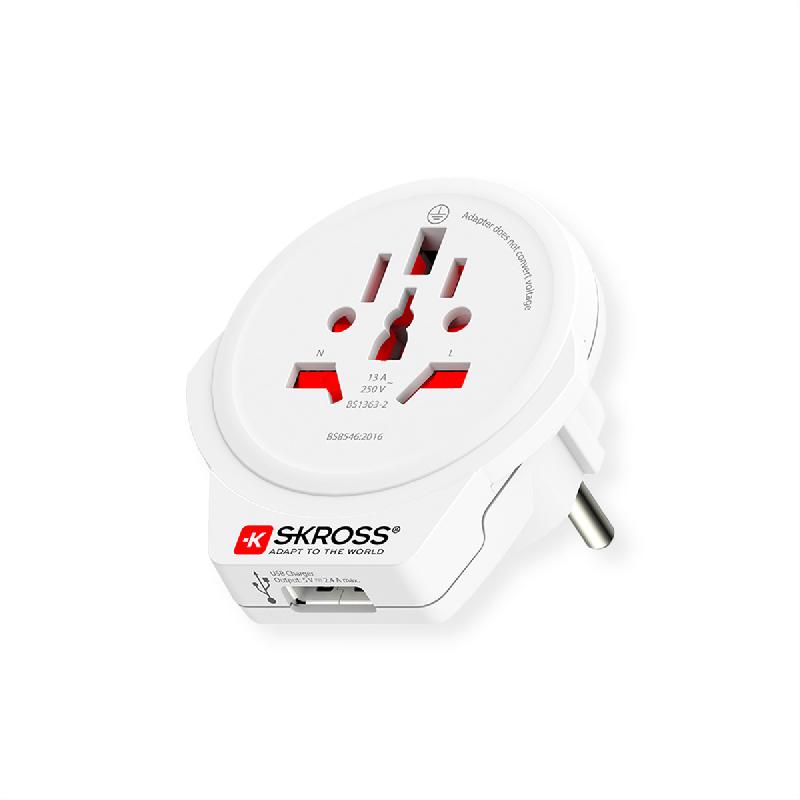 SKROSS Adaptateur de voyage universel PRO World et USB, monde_1