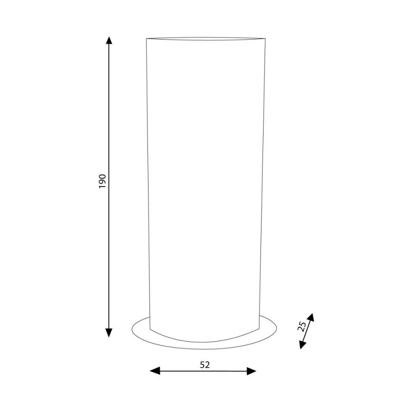 Totem publicitaire elliptique - Durolle Emballage Goyon - Gamme Alto - 52x25x190 cm_1