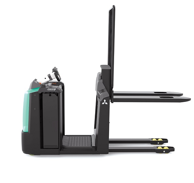 Chariot préparateur de commandes au sol VELIA ES OPB12N2F - 1200 kg - électrique - fourches élevables_1