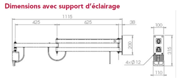 Éclairage de quai LED 12 VDC - Économe en énergie - Pour remorques de camion_1