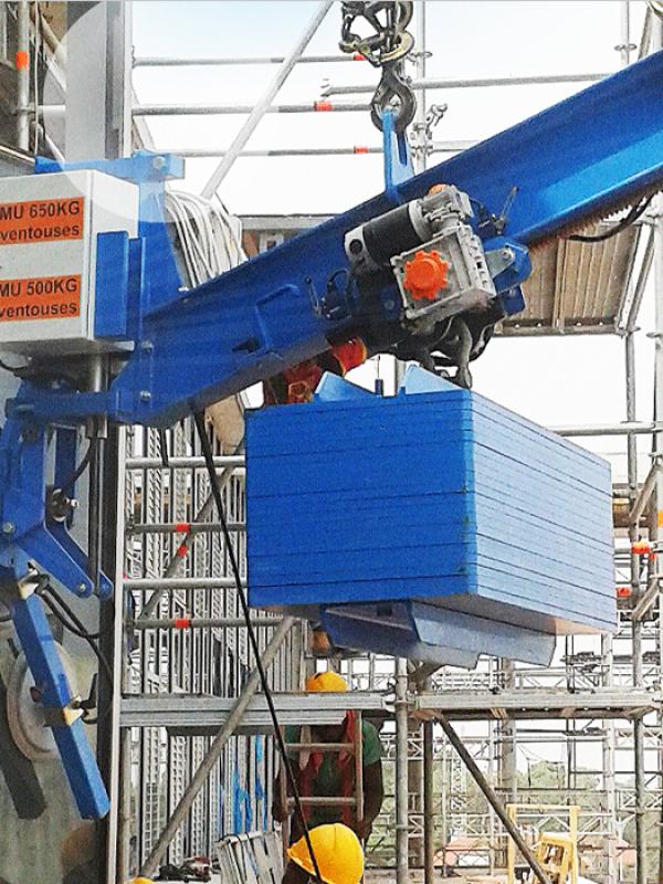 Palonnier à ventouse sur mesure pour le verre, sur cahiers de charge_1