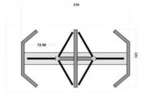 Tourniquet d'accès piéton Turny 400 - toute hauteur en acier inoxydable AISI 304 - contrôle bidirectionnel_1