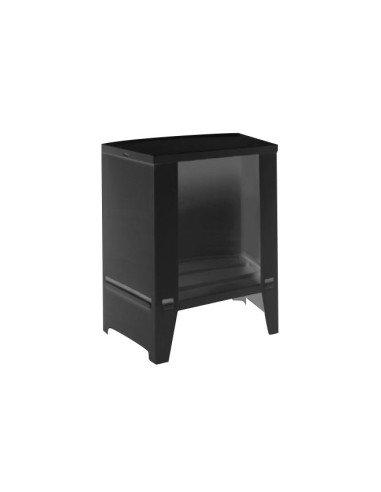 Comptoir de promotion en PVC rigide - simple mât - noir - référence PE-CN-22_1