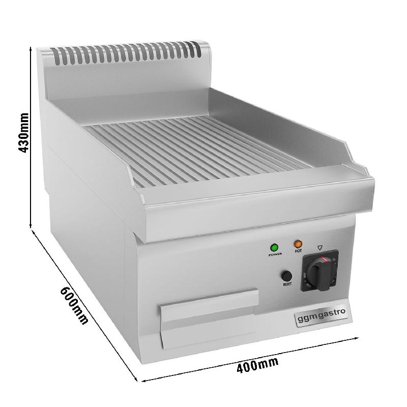 Plaque de cuisson électrique - 4,5 kW - Rainurée  - Mario 600 | GGM -EBGK46-E_1