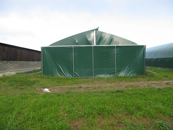 Tente de stockage fermé - structure fixe avec porte - homologuée 105kg/m2 - tunnel séchage tabac_1