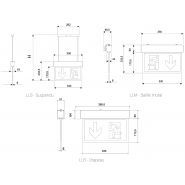 Lumina - Bloc autonome d'éclairage de sécurité - Zemper - Matériaux nobles finition aluminium - Multiples possibilités de montage_1