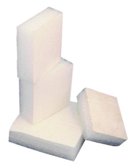 Plot de calage autocollant repositionnable - mousse PEBD - densité 30 kg/m³ - plaques sécables_1