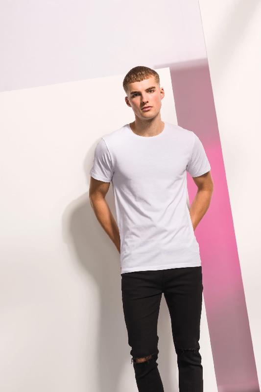 T-shirt homme col rond Feel Good - Skinni Fit - Réf: SFM121 - 96% coton, toucher doux_1