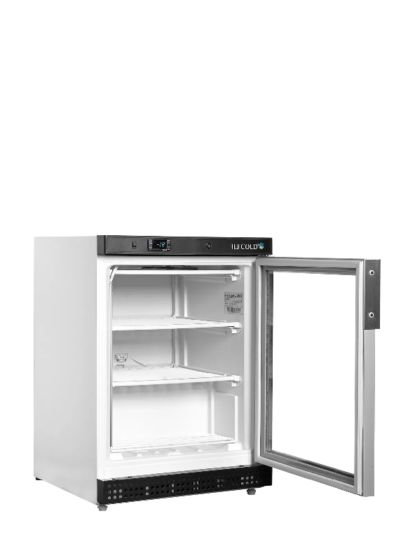 Congélateur vertical vitré UF200G (200 / 120L) Blanc TEFCOLD_1