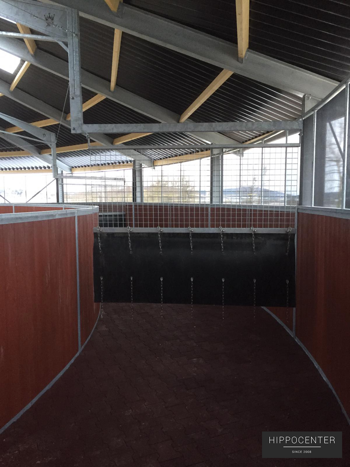 Marcheur pour chevaux version PRESTIGE - Structure en IPE acier - De 10 à 20 mètres de diamètre_1