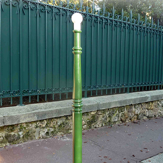 Potelets à mémoire de forme Champs Elysées Ø60 mm Lot de 5 pièces en élastomère de polyuréthane_1