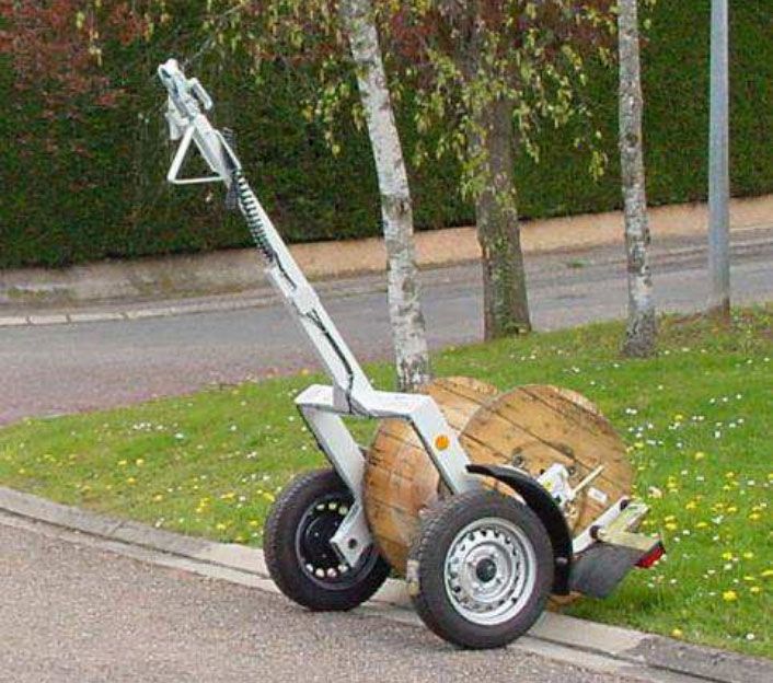 S 355 - Remorque porte-touret SIPREL - Charge utile 355 Kg - Ø 750 à 1400 mm - PTAC 490 Kg_1