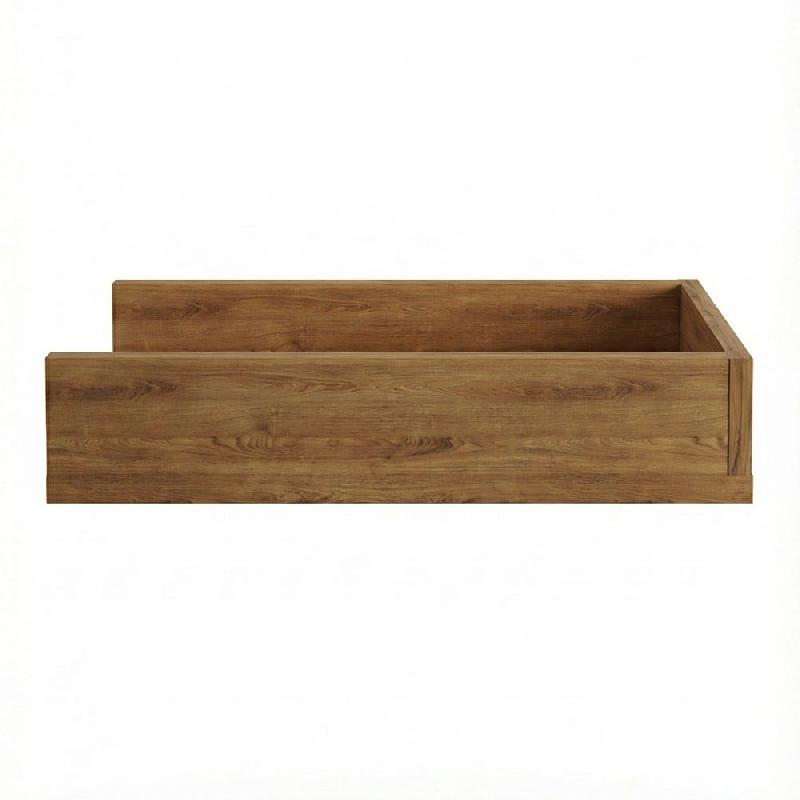 Casquette pour montant Totem 30x60x10cm - chêne Sherman cognac_1