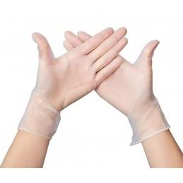 Gant vinyle non poudré transparent - 4gr 240mm - boîte de 100 gants - sans latex et sans odeur - 200001034_1