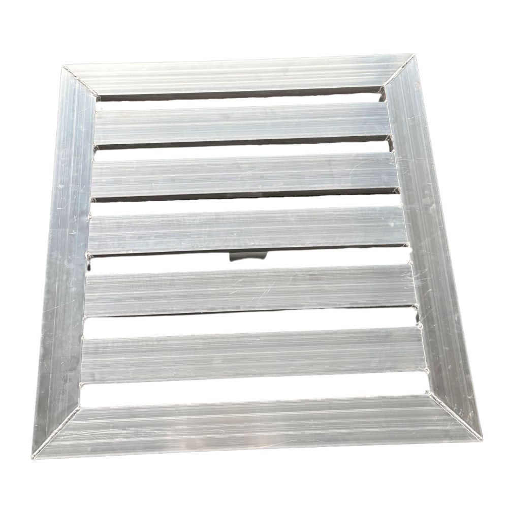 Palette en aluminium 5 plots - Dimensions 1000x1000x150 mm - CMU 1500 kg_1