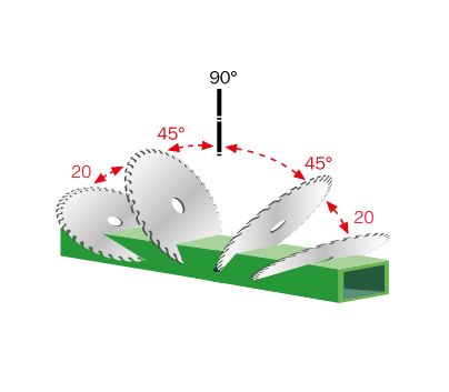 Spring 45 A - Tronçonneuse mono tête - FOM Industrie SRL - Lame widia Ø 450 mm et inclinaison électropneumatique_1