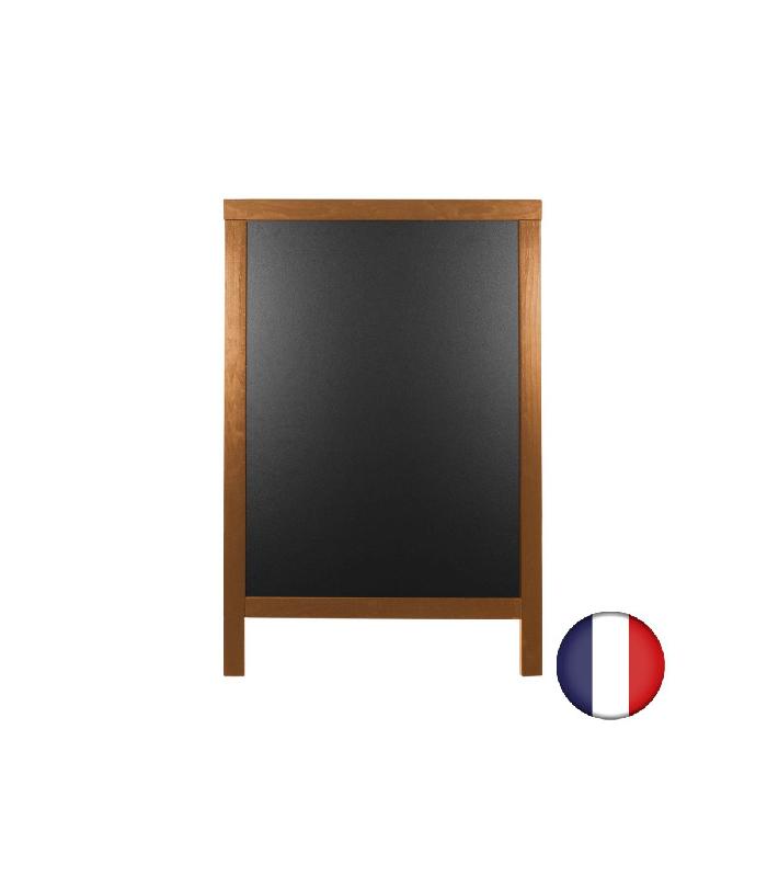 Chevalet stop trottoir - Cadre bois - Dimensions 85 x 55 cm - Référence : PFN49CH_1