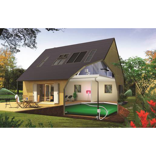 Citerne souple de stockage eaux de pluie 6m3 - Citerneo - LCV060S avec système anti-éclatement exclusif_1