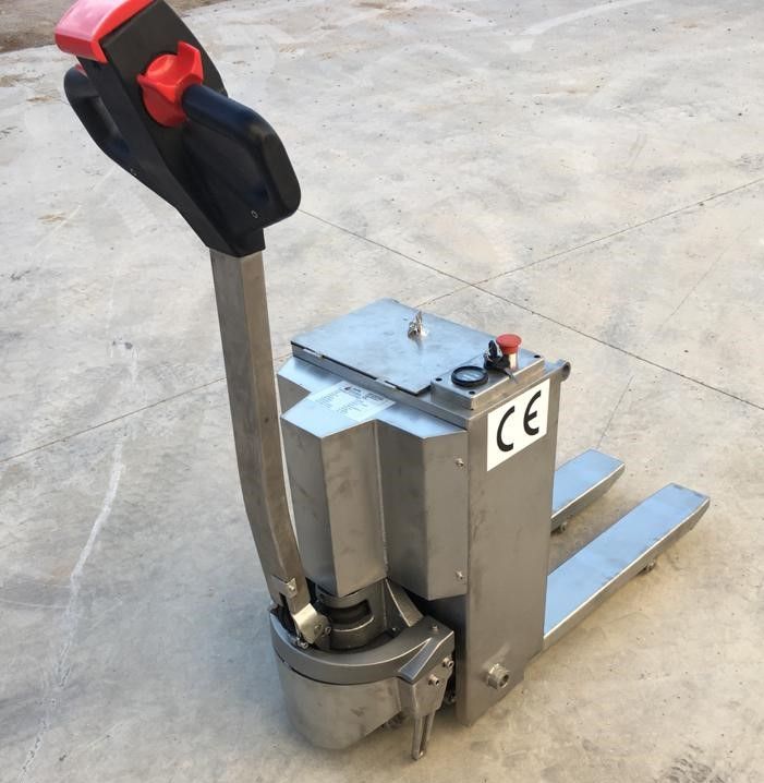 Transpalette électrique inox 304 ou 316 - Capacité 1600 à 2000 kg - Batterie gel, traction ou lithium_1