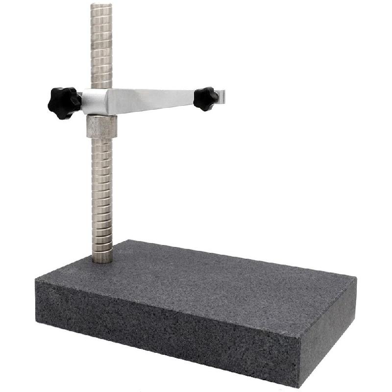 Table support micrométrique - base granit noir - réglage micrométrique - dimensions 300x200x50mm - Référence 10351B_1