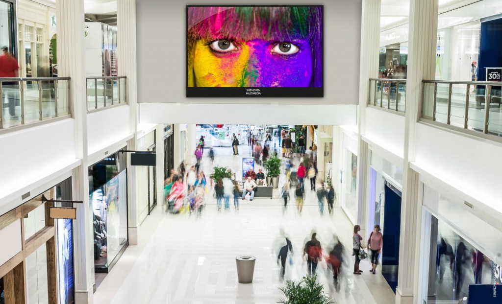 Écran géant sur-mesure à LED SMD pour centre commercial et retail - signalétique et affichage dynamique_0