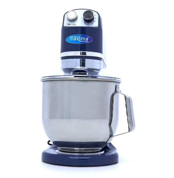 Mixer planétaire - 7 L - jusqu'à 2 kg de pâte - bleu acier | Maxima - 09360790_1