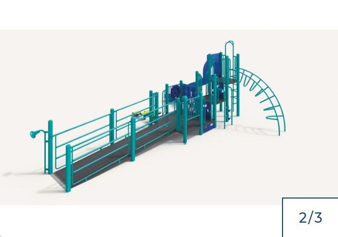 Pzj-h-600 - Structures de jeux combinées Go-Elan - Hauteur de chute 135″ (343 cm) - Aire de jeu 9,5m x 10,1m_1