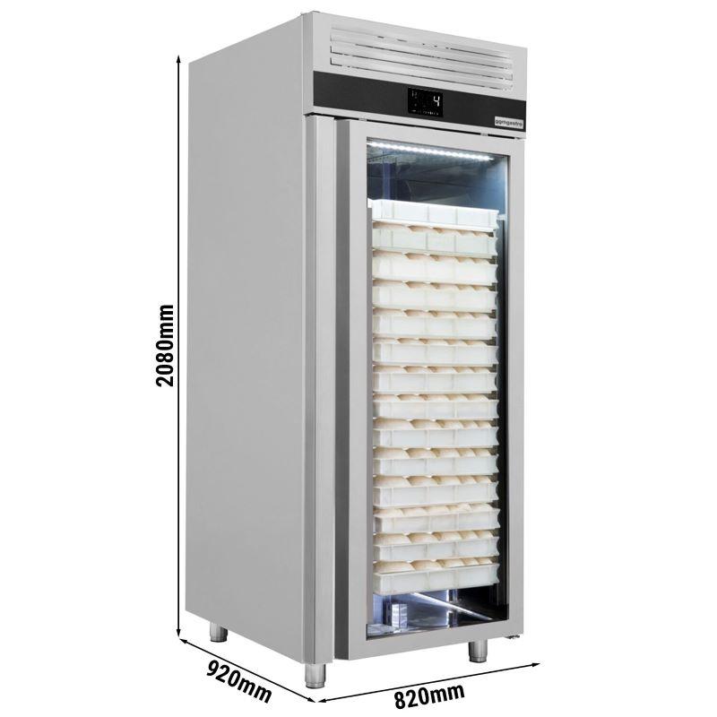 Armoire pâtissière réfrigérée positive vitrée Inox - EN 600x400 - 850 L | GGM Gastro - BKFG8060D_1