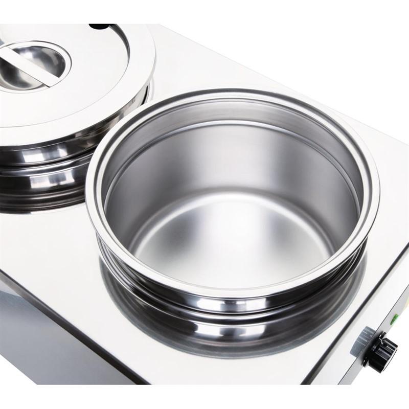 Bain-marie électrique - 2 pots de 5,2 L inclus | Buffalo_1
