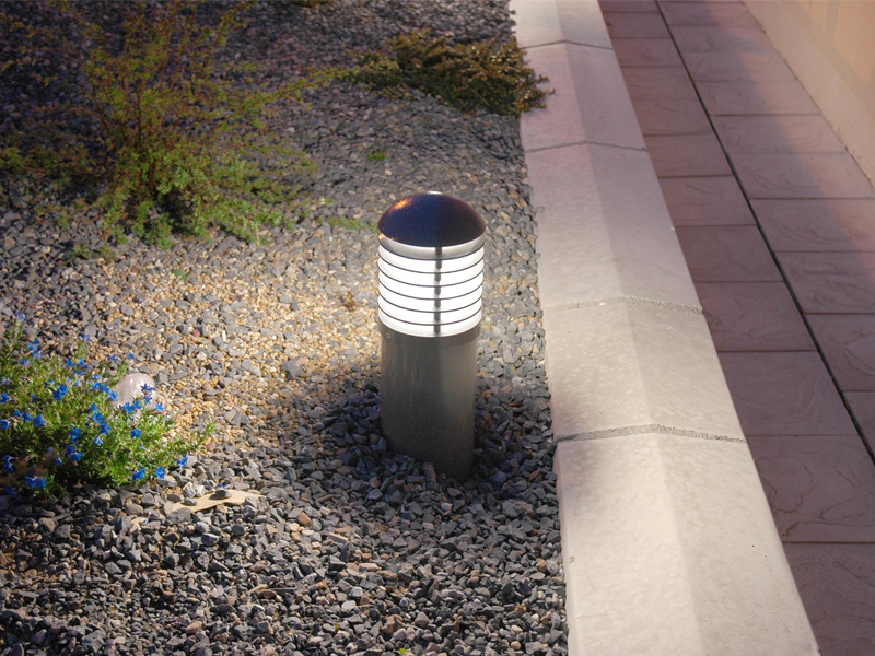 Borne lumineuse d'éclairage public - LED 18W - Aluminium - Hauteur 1 à 3m_2