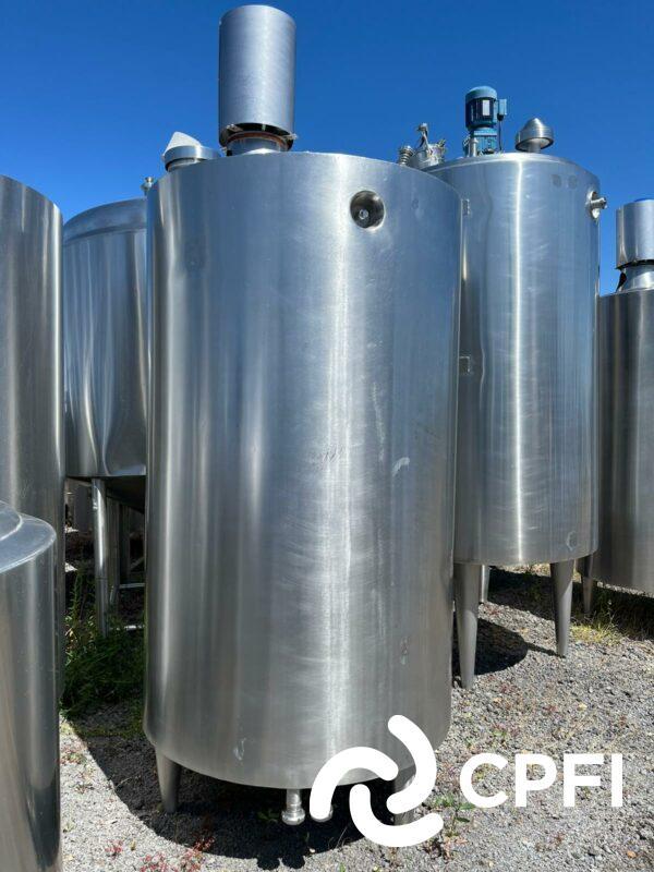 Cuve ETA 2000 L - Inox 304L - CUV440 - Avec Agitation Tri-pâle et Isolation_1