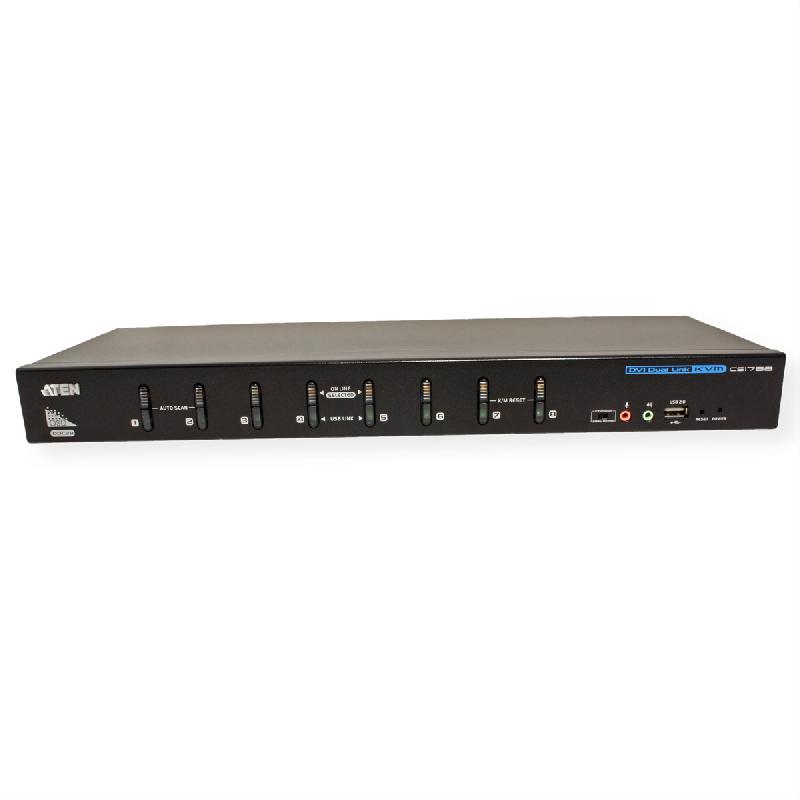 ATEN CS1788 Switch KVM Dual-Link DVI, USB, Audio, 8 ports_1