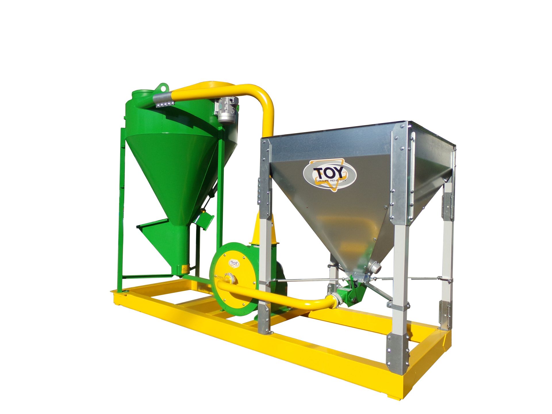 Broyeur mélangeur vertical pour aliment du bétail 500kg/h à 5t/h_1