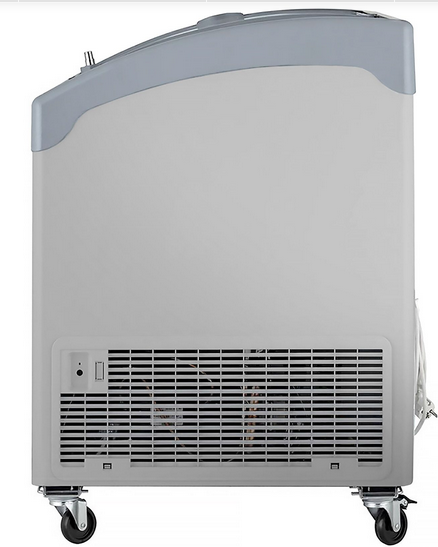 Congélateur bahut avec vitre coulissante -  -18 °c à -23 °c - couleur gris_1