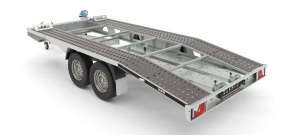 Remorque porte voiture - Plateau - 5,00 X 2,05 M - MARTZ GT 500S - 3500 KG_1