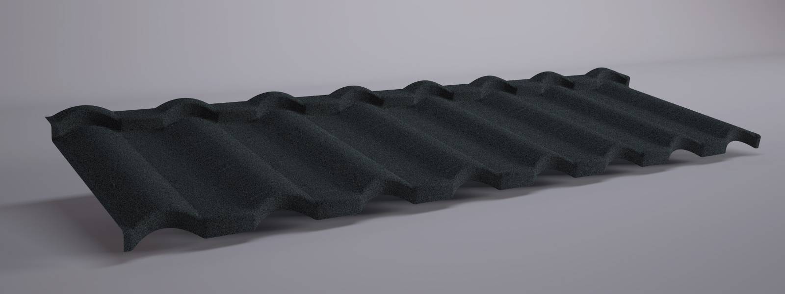 Tuile métallique modèle galbé double romane - Résistant aux charges de neige, de glace - GERARD® MILANO_1