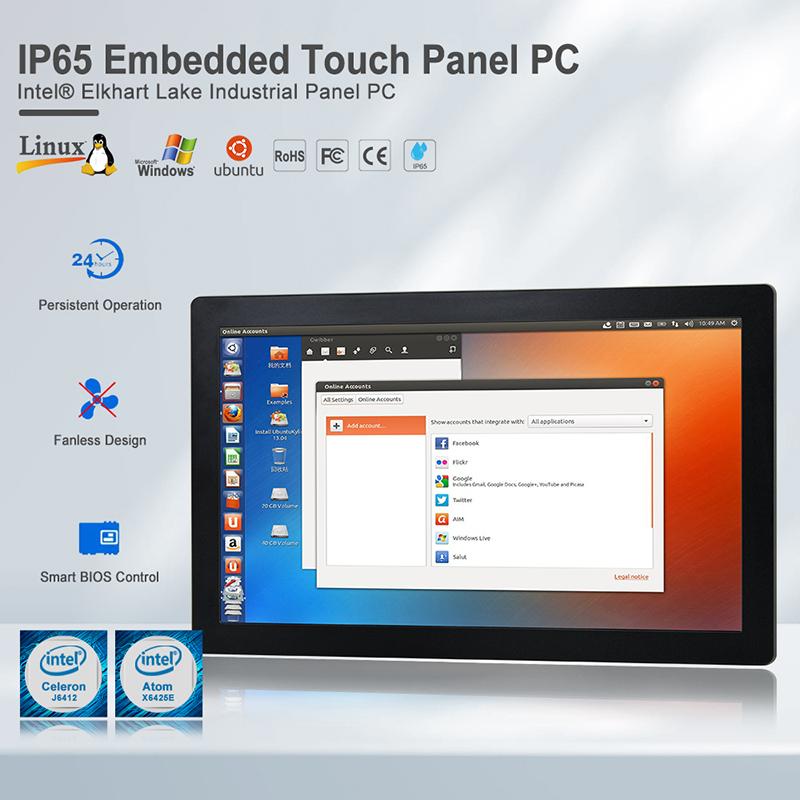 Panel PC industriel fanless 21.5