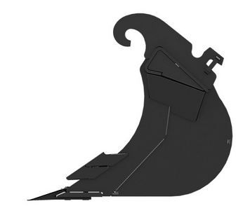 Godet d'excavation-mini-pelle - caterpillar finance france - 300 mm (12 in) - poids 115 kg_1