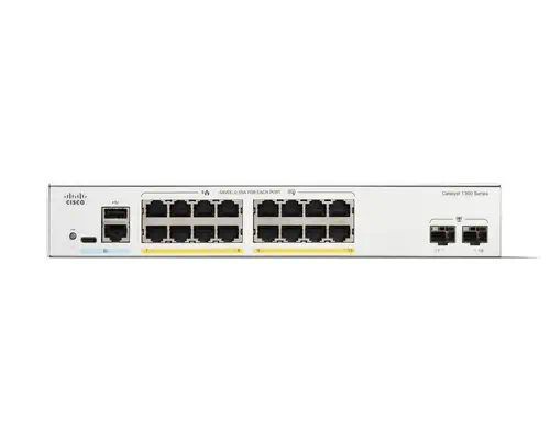 Cisco C1300-16FP-2G commutateur réseau Géré L2/L3 Gigabit Ethernet (10/100/1000) Blanc_1